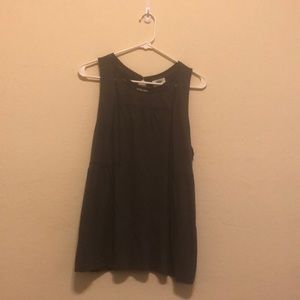 dark gray tank top